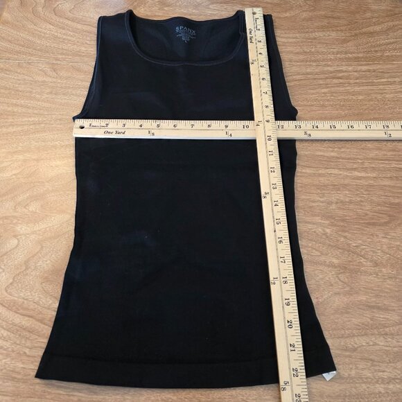 SOLD SPANDEX WOMEN'S Thinstincts Tank Top Shape Wear Black Crew Large - Picture 13 of 16